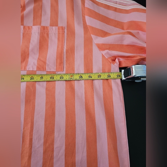 Adidas  Pink & Orange Oversized Shirt XL New With Tags – Vintage Sportwear - Picture 8 of 9